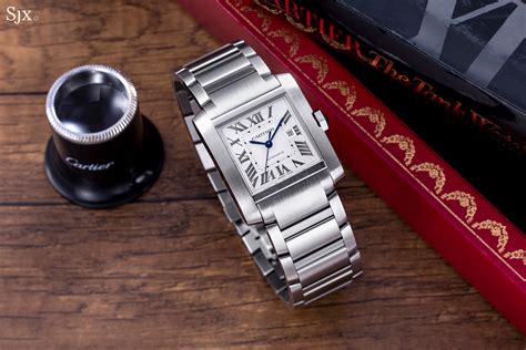 cartier tank francaise midsize ladies|cartier tank francaise large automatic.